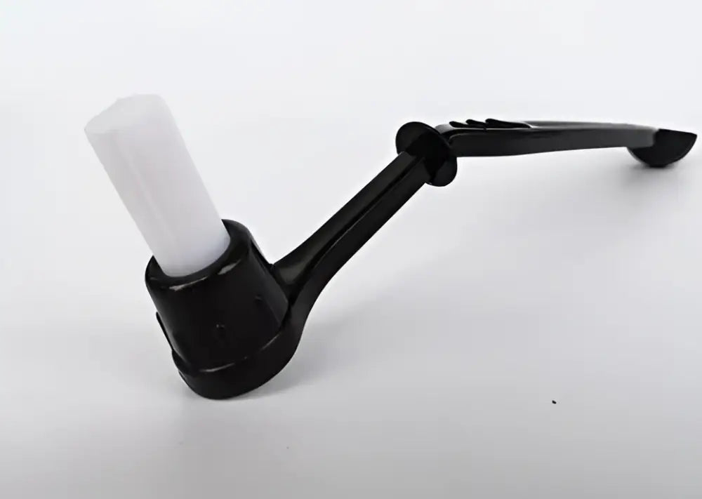 Modern black & white espresso machine brush cleaner kitchen tool