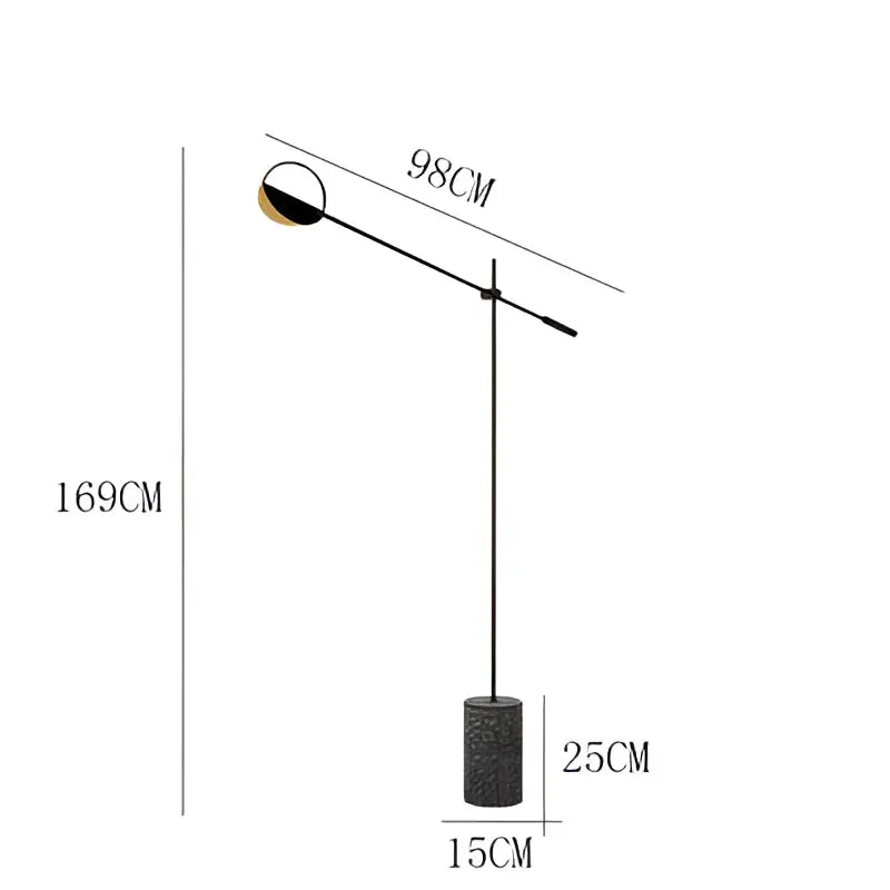Modern black & white geometric line pendant lamp for dining room