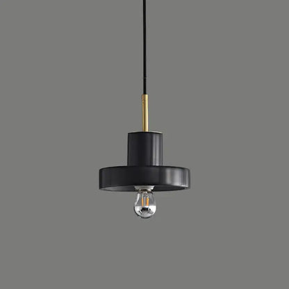 Modern black & white green marble pendant light dining room