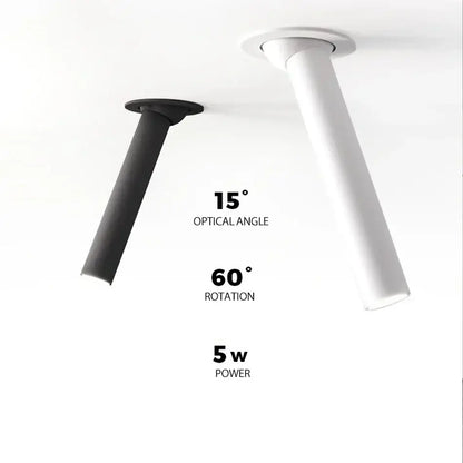 Modern black & white led bar ceiling spotlight kitchen lighting
