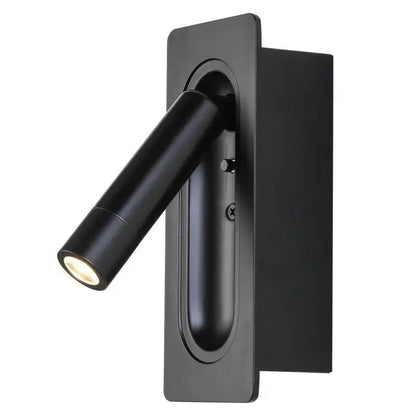 Modern black & white led bedside wall lamp bedroom reading light