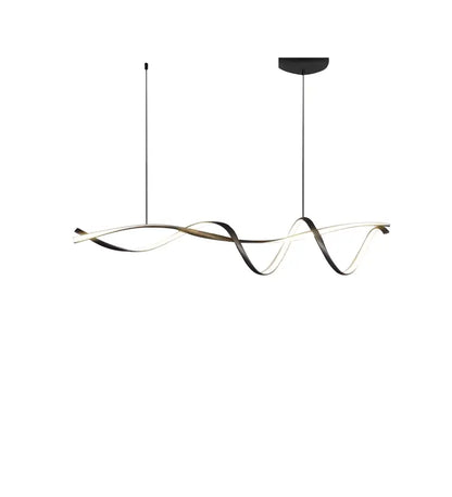 Modern black & white led chandelier – dining room pendant light