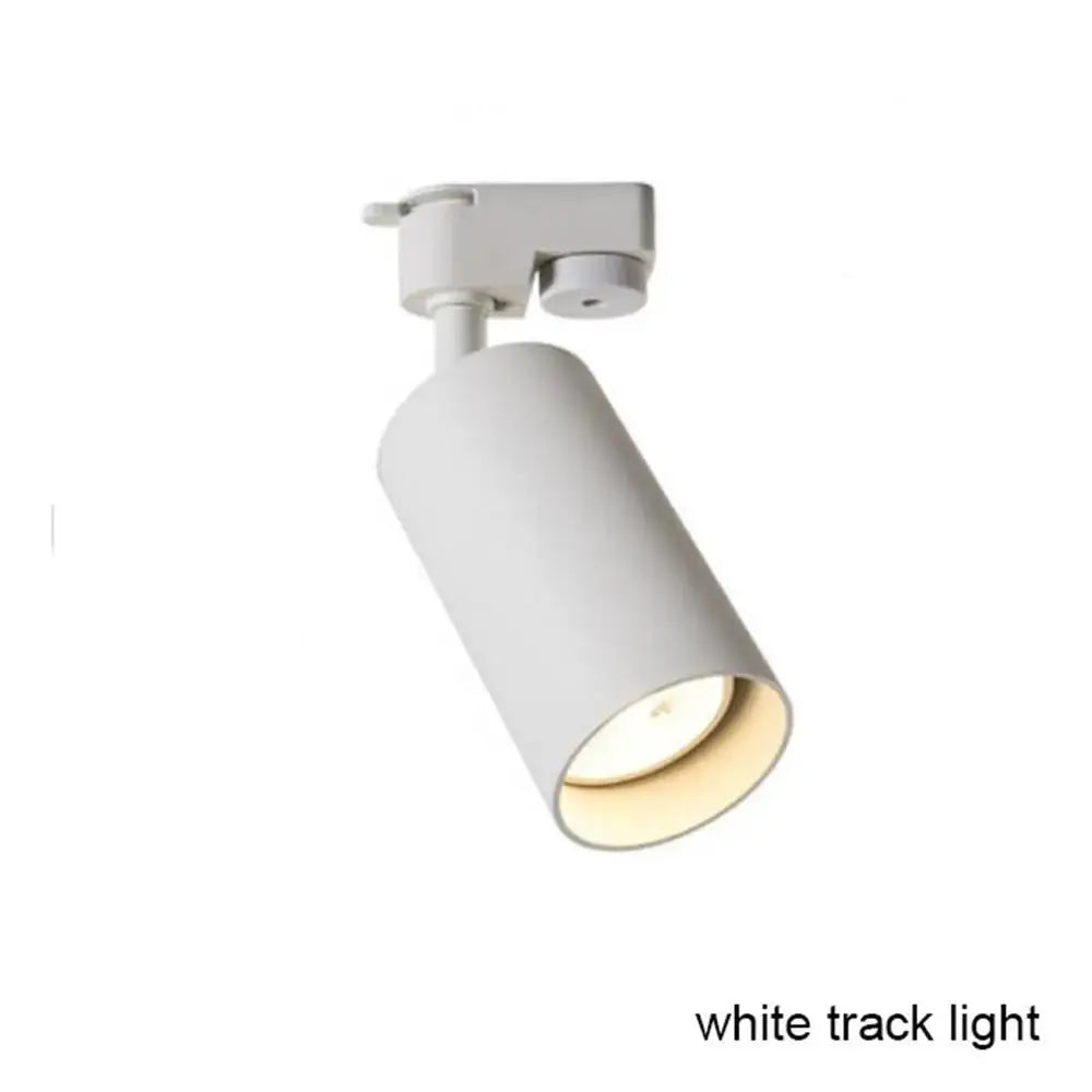 Modern black & white led track lamps – clothing store spotlights