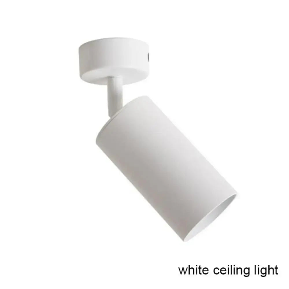 Modern black & white led track lamps – clothing store spotlights