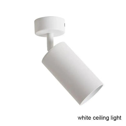 Modern black & white led track lamps – clothing store spotlights