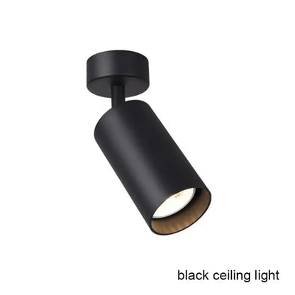 Modern black & white led track lamps – clothing store spotlights