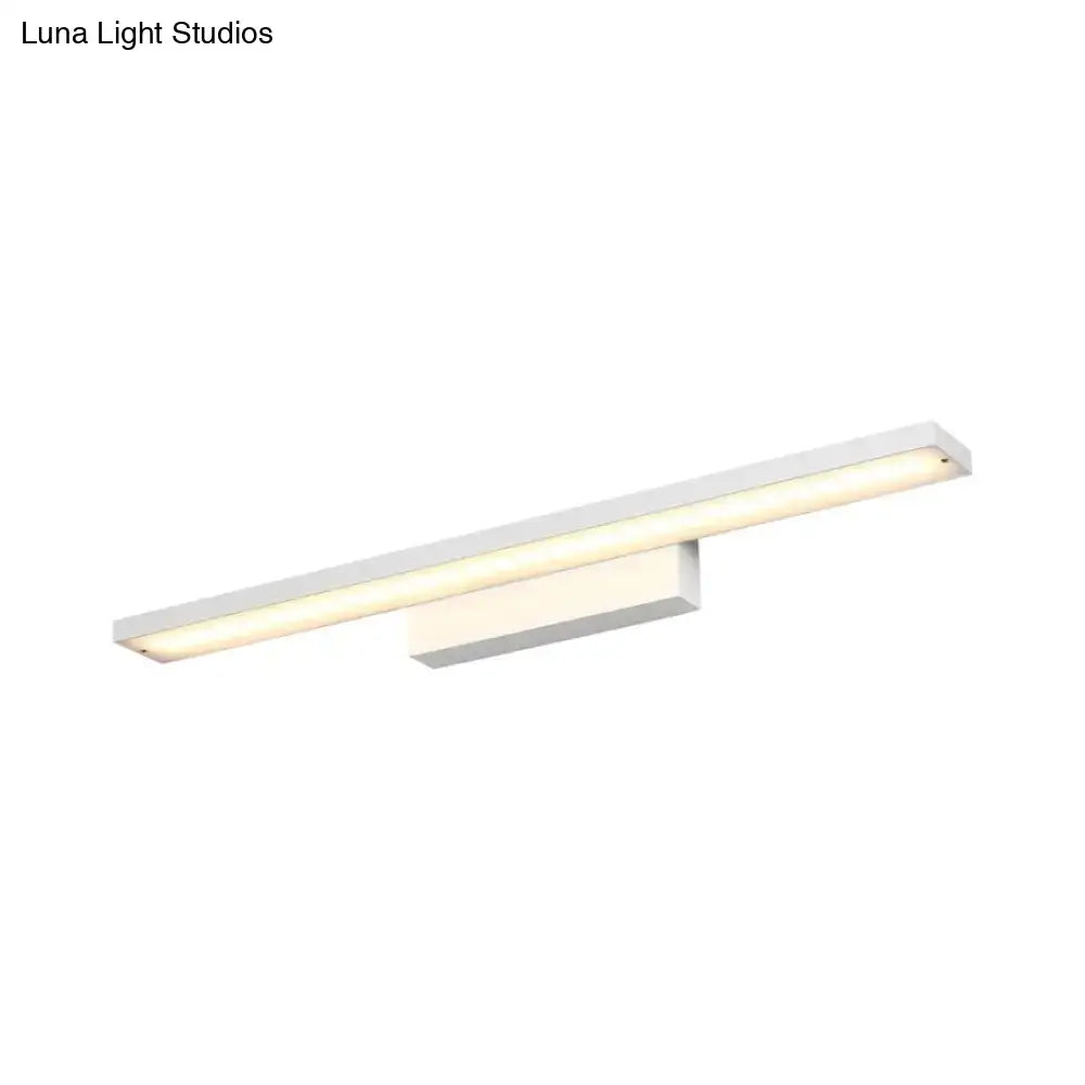 Modern black & white led vanity lamp – bathroom light fixture