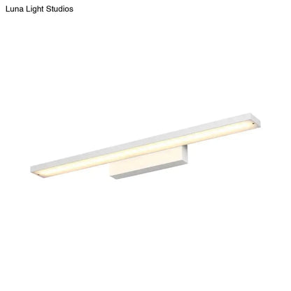 Modern black & white led vanity lamp – bathroom light fixture