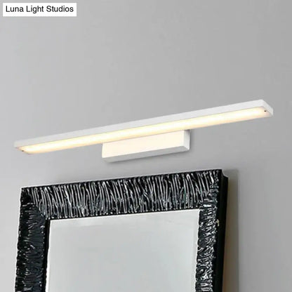 Modern black & white led vanity lamp – bathroom light fixture