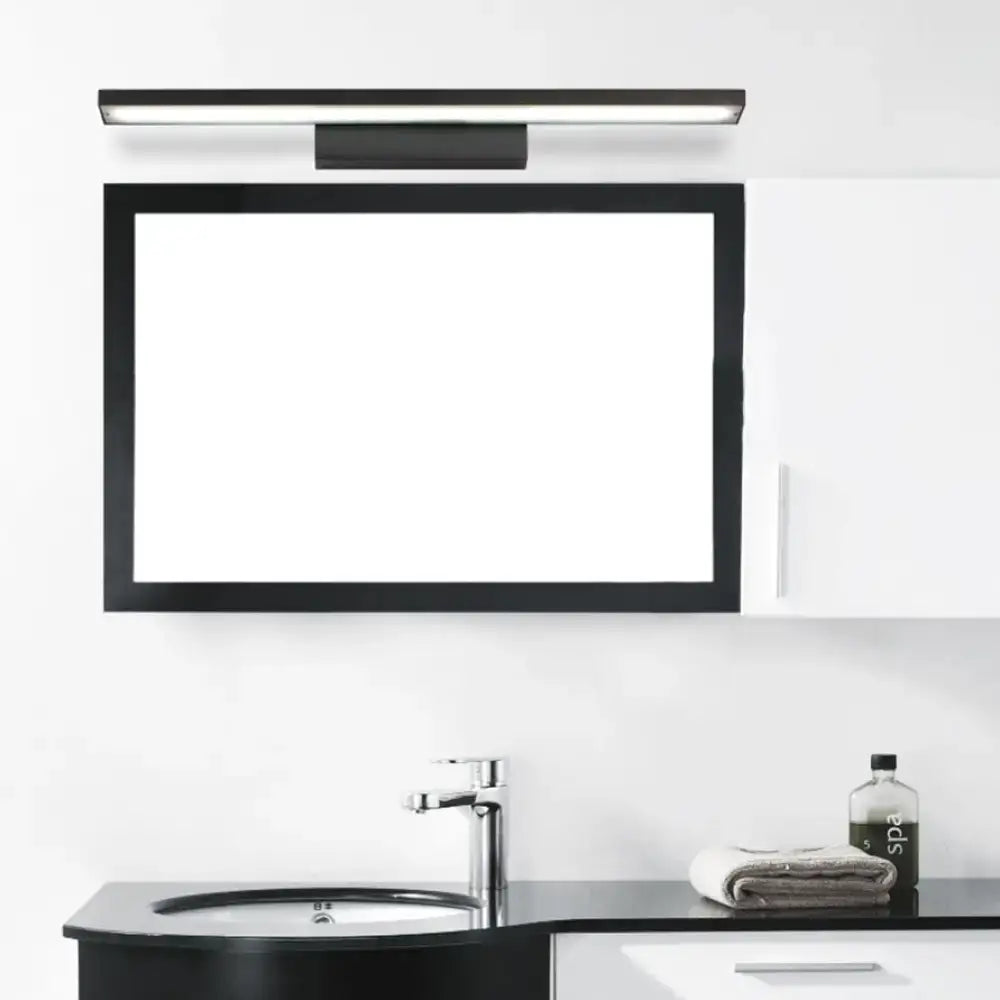 Modern black & white led vanity lamp – bathroom light fixture