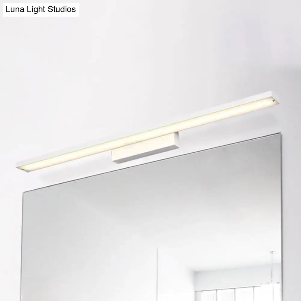 Modern black & white led vanity lamp – bathroom light fixture