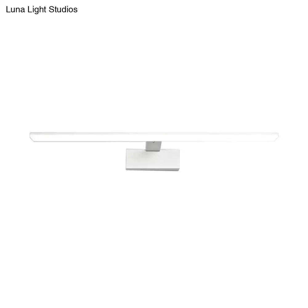 Modern black & white led vanity lamp bathroom sconce light