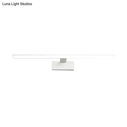 Modern black & white led vanity lamp bathroom sconce light