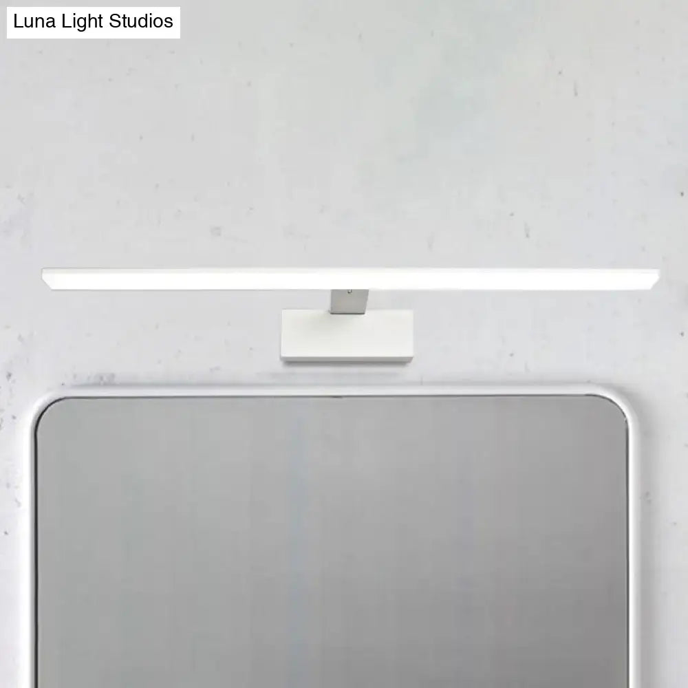 Modern black & white led vanity lamp bathroom sconce light