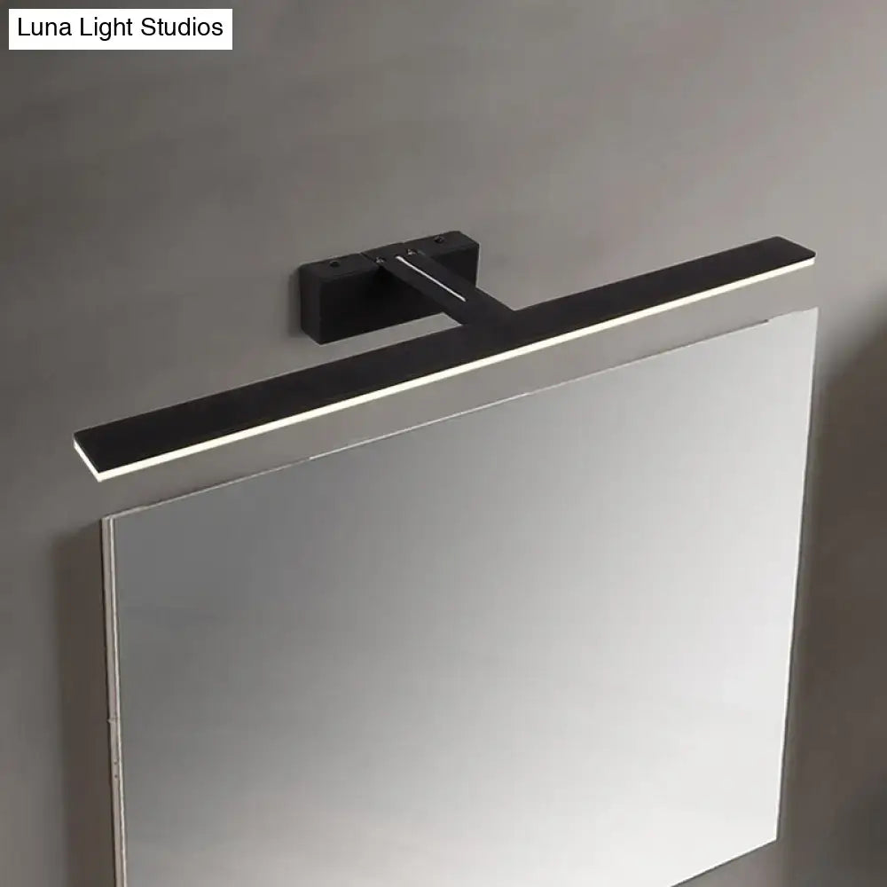 Modern black & white led vanity lamp bathroom sconce light