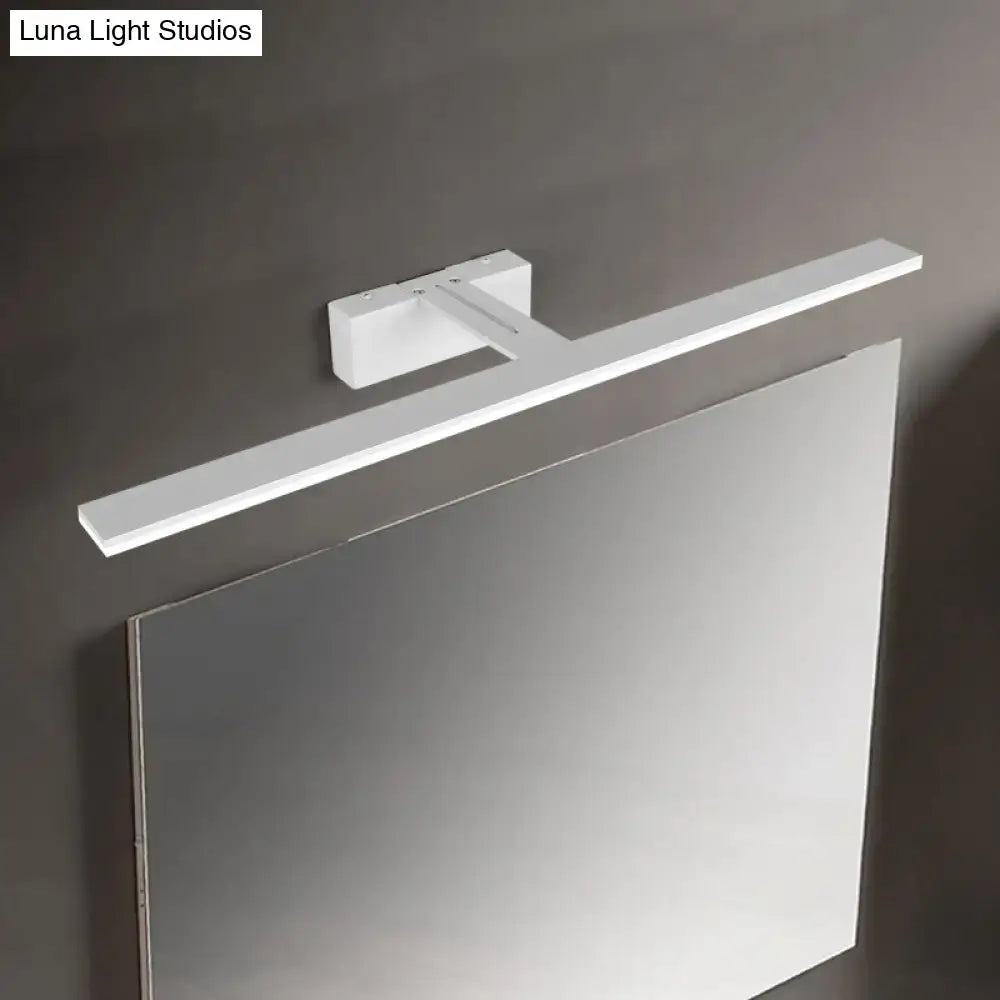 Modern black & white led vanity lamp bathroom sconce light