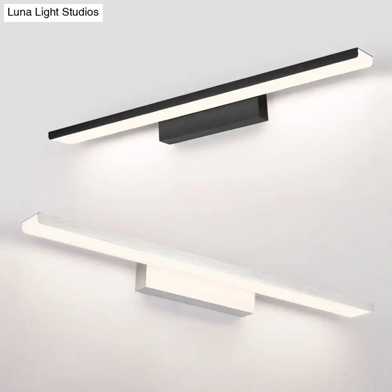 Modern black & white led wall light bathroom fixture 110v-120v