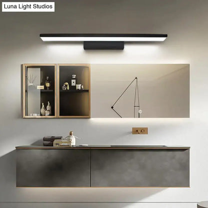 Modern black & white led wall light bathroom fixture 110v-120v
