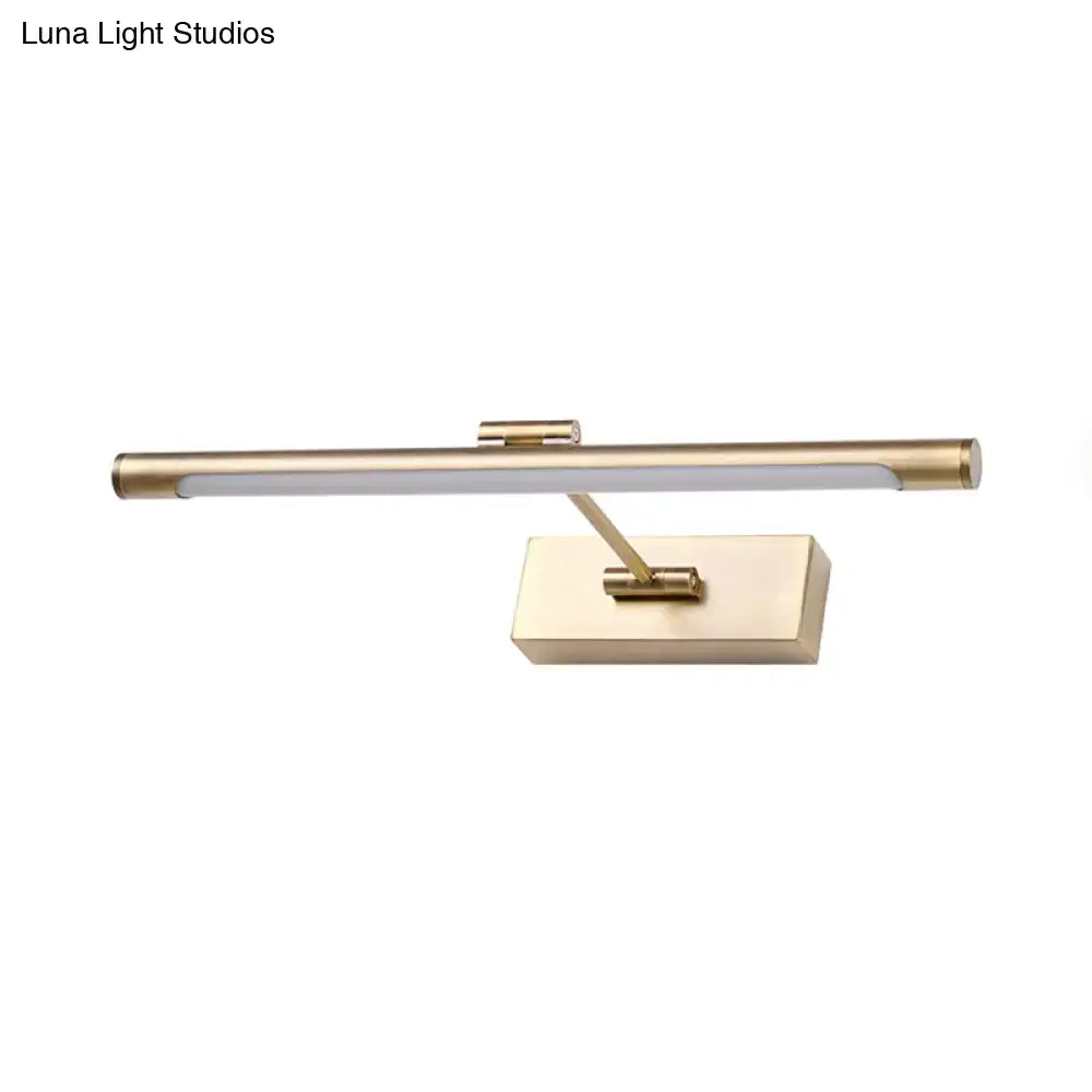 Modern black & white led wall sconce bathroom 18 inch fixture
