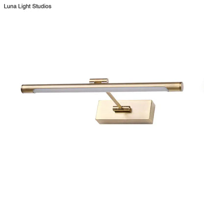 Modern black & white led wall sconce bathroom 18 inch fixture