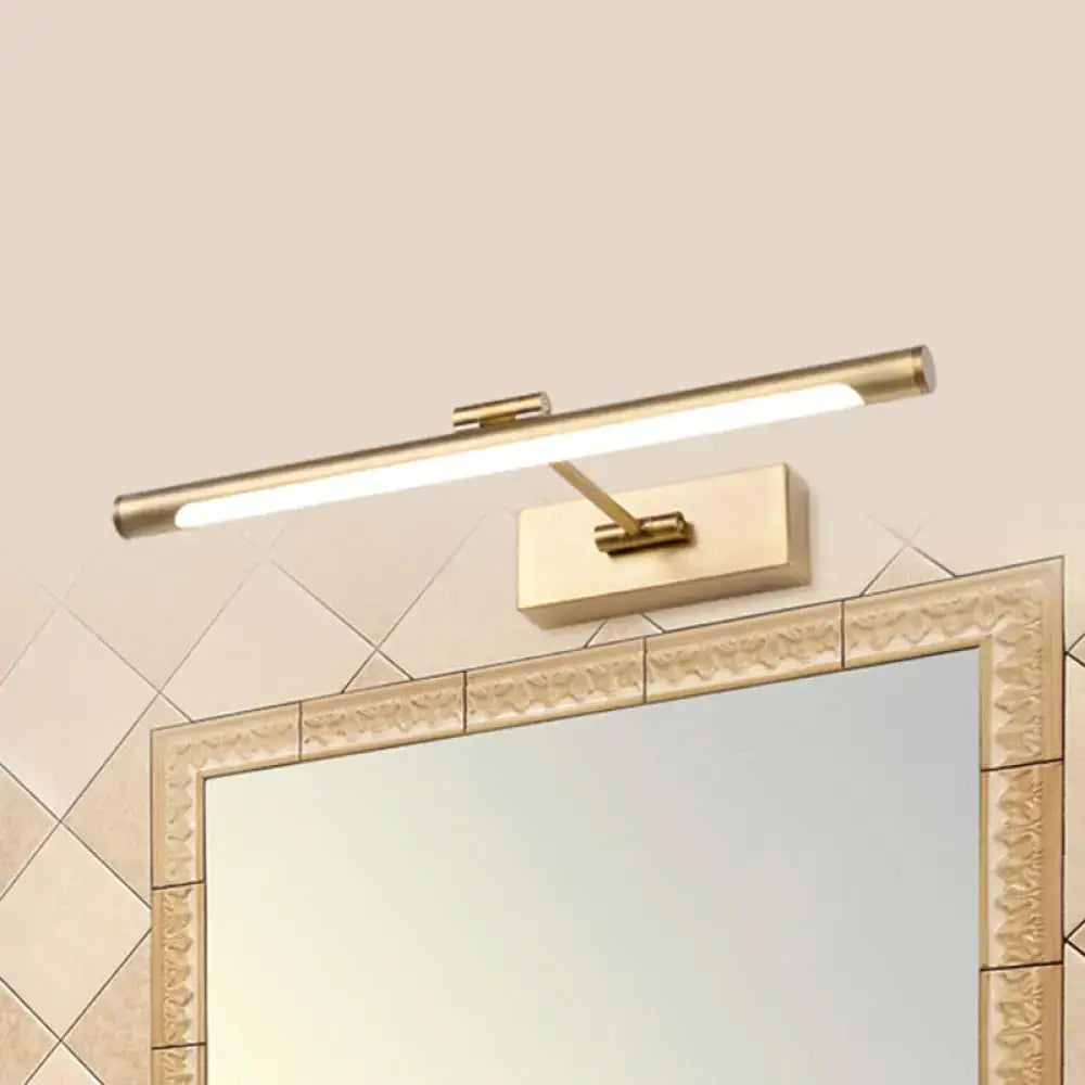Modern black & white led wall sconce bathroom 18 inch fixture