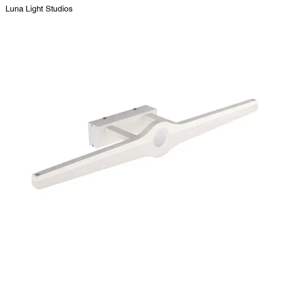 Modern black & white led wall sconce – living room minimalist light