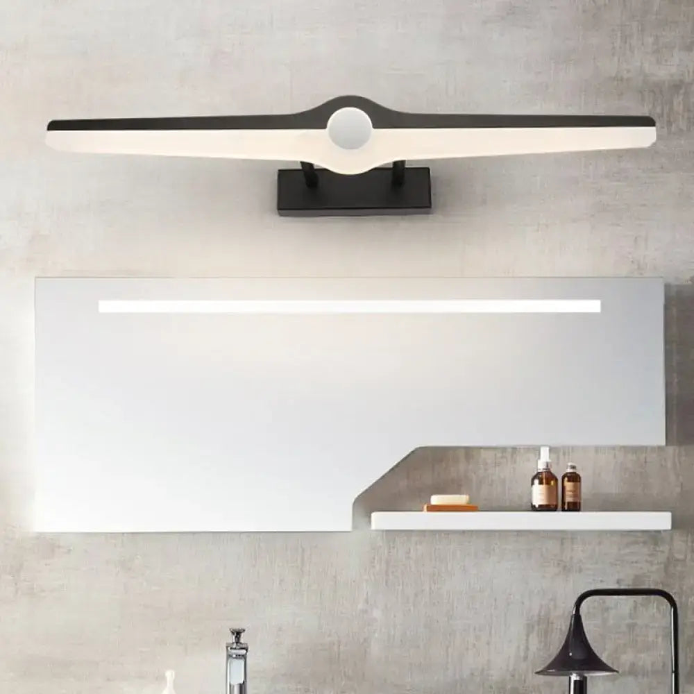 Modern black & white led wall sconce – living room minimalist light
