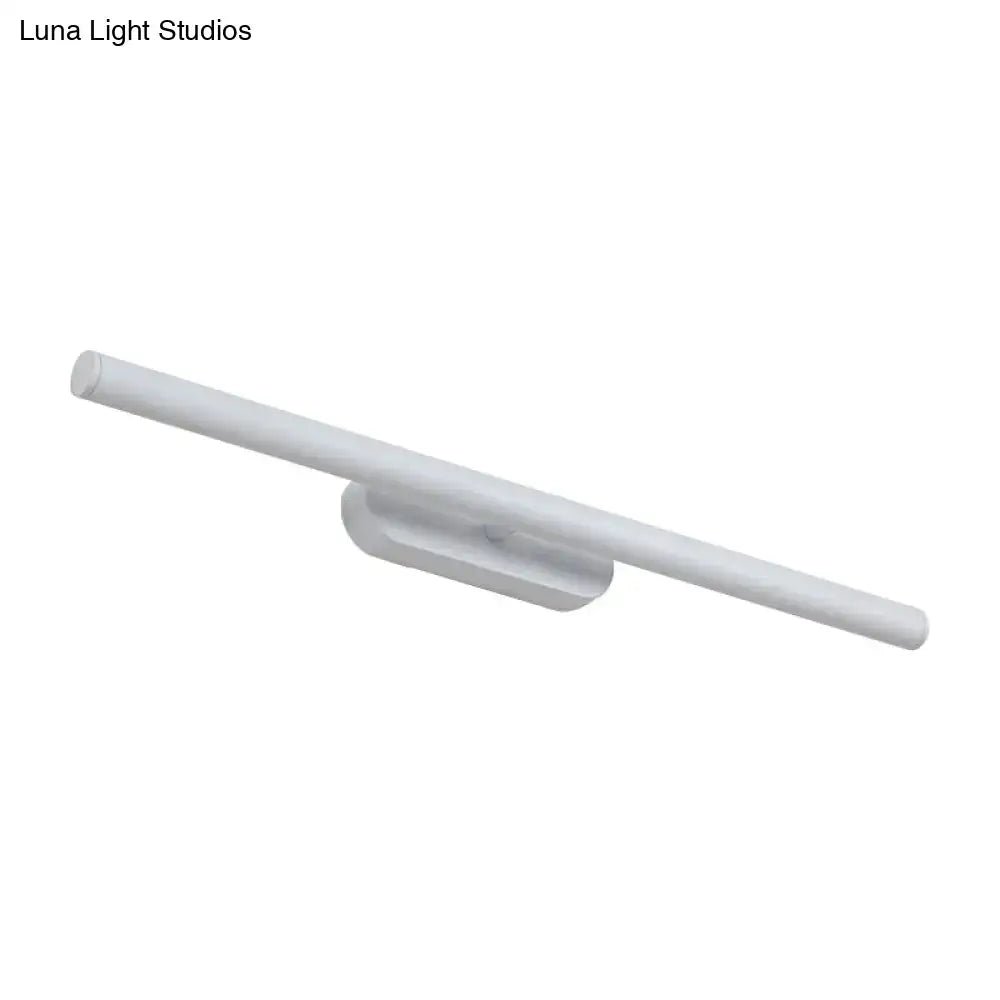 Modern black & white led wall vanity light for the bathroom