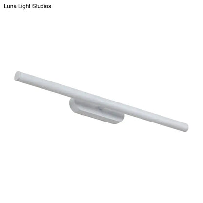 Modern black & white led wall vanity light for the bathroom