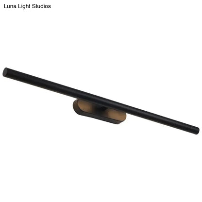 Modern black & white led wall vanity light for the bathroom
