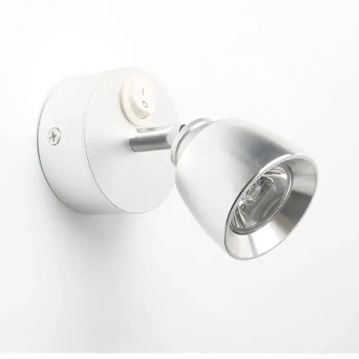 Modern black & white led wash reading wall lamp bedroom motion sensor