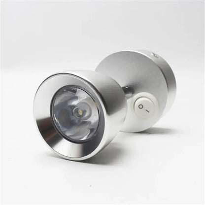 Modern black & white led wash reading wall lamp bedroom motion sensor