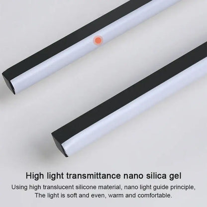 Modern black & white linear led ceiling light for living room