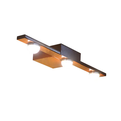 Modern black & white linear wall lighting bathroom vanity light