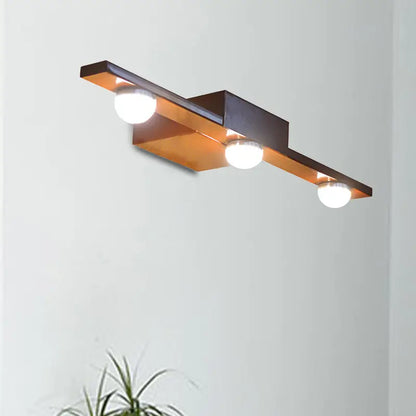 Modern black & white linear wall lighting bathroom vanity light