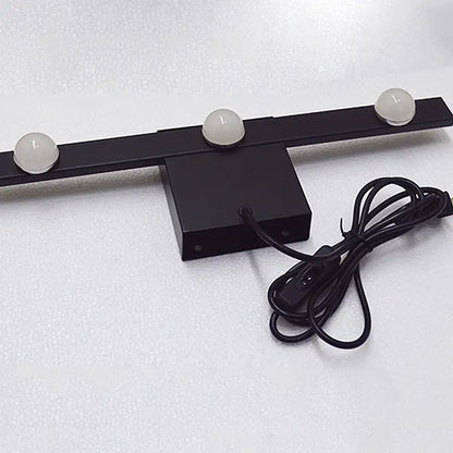 Modern black & white linear wall lighting bathroom vanity light
