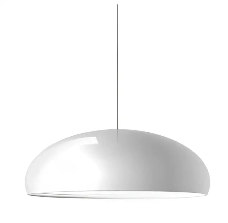 Modern black white & orange led pendant lights dining room