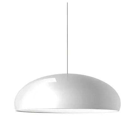 Modern black white & orange led pendant lights dining room