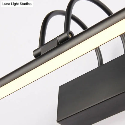 Modern black & white warm light led vanity lighting bathroom bar