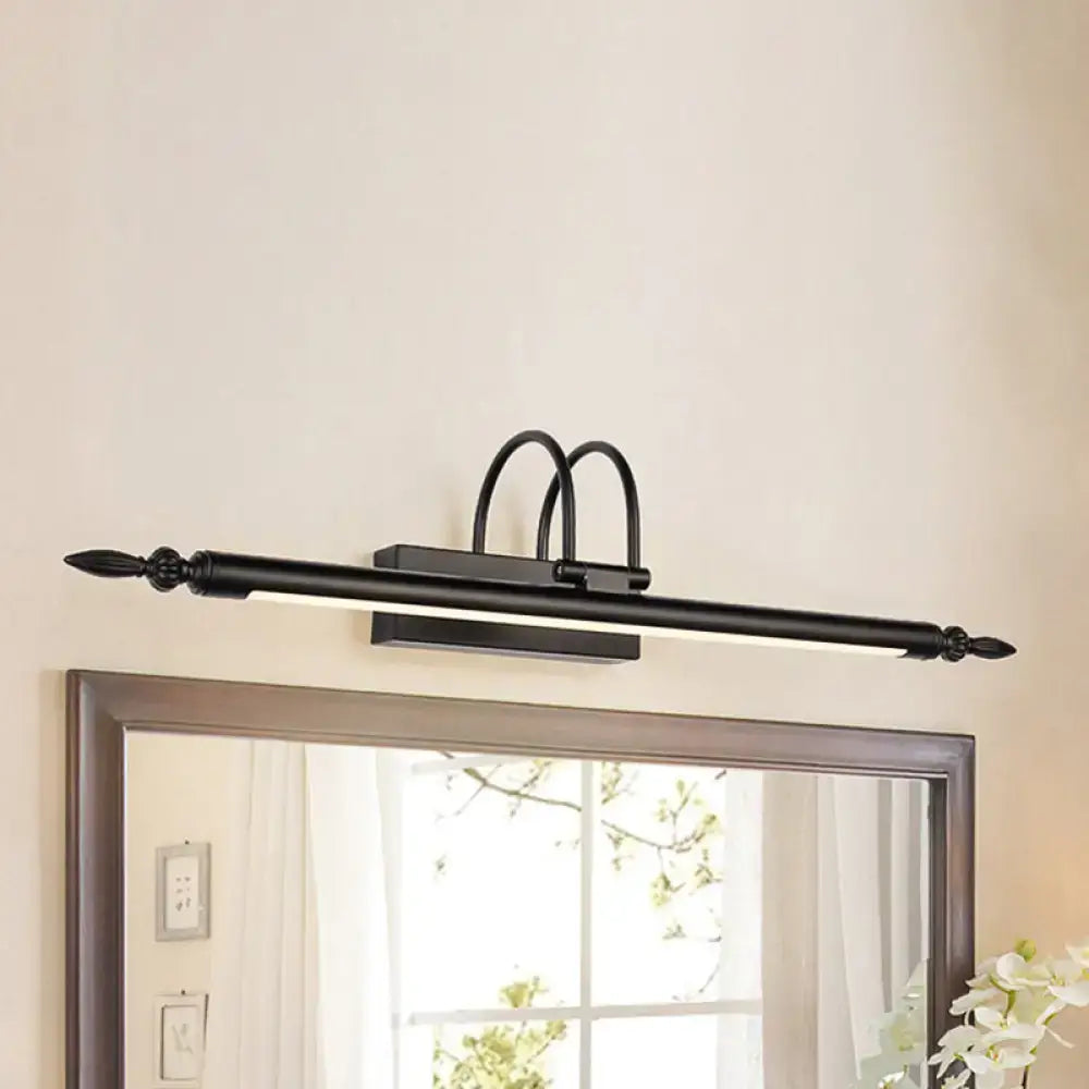 Modern black & white warm light led vanity lighting bathroom bar