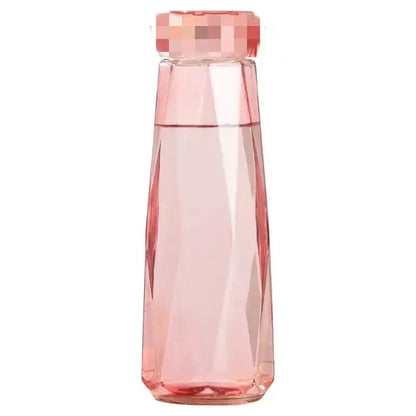 Modern blue diamond water bottle for kitchen and sport travel