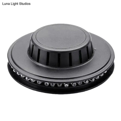 Modern blue ufo karaoke bar wall light black & white led bedroom
