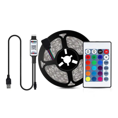 Modern bluetooth rgb led strip light bedroom app control decorbites