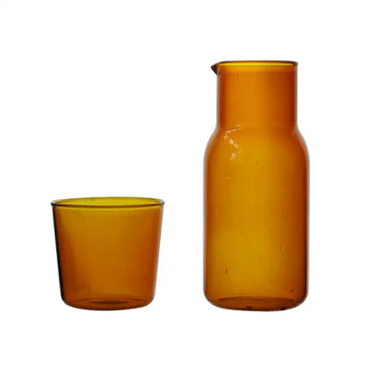 Modern borosilicate glass tea pot kitchen fruit infuser pitcher