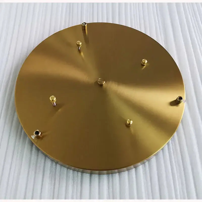 Modern brass 3 hole ceiling plate dining room ceiling plate