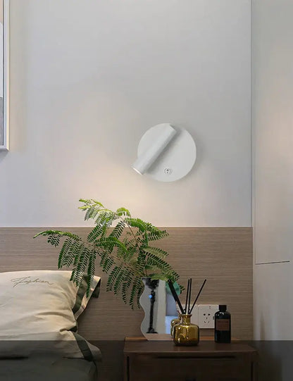 Modern brass adjustable led wall reading lamp bedroom spotlight