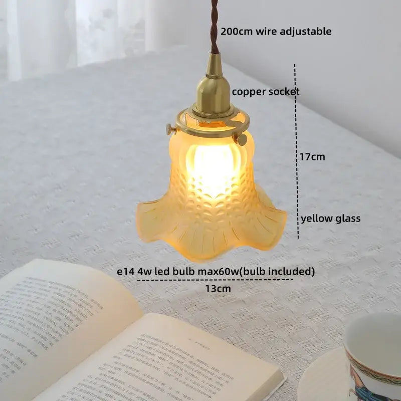 Modern brass and clear glass chandelier pendant light for dining room