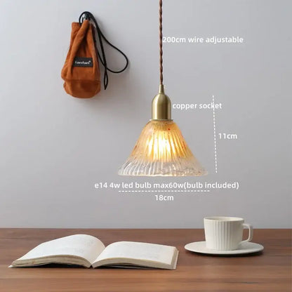 Modern brass and clear glass chandelier pendant light for dining room