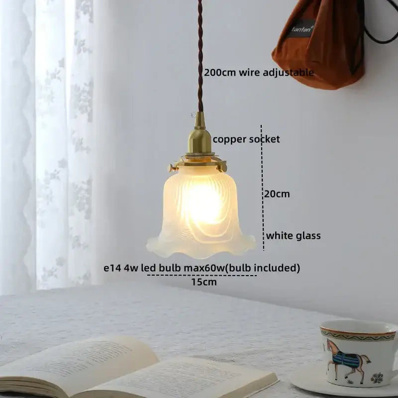 Modern brass and clear glass chandelier pendant light for dining room