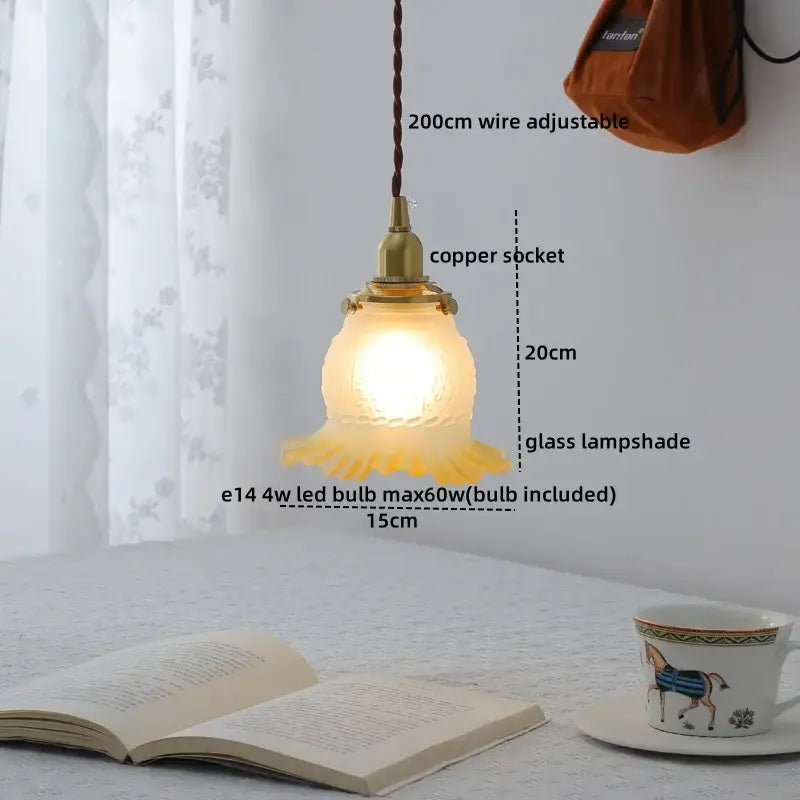 Modern brass and clear glass chandelier pendant light for dining room